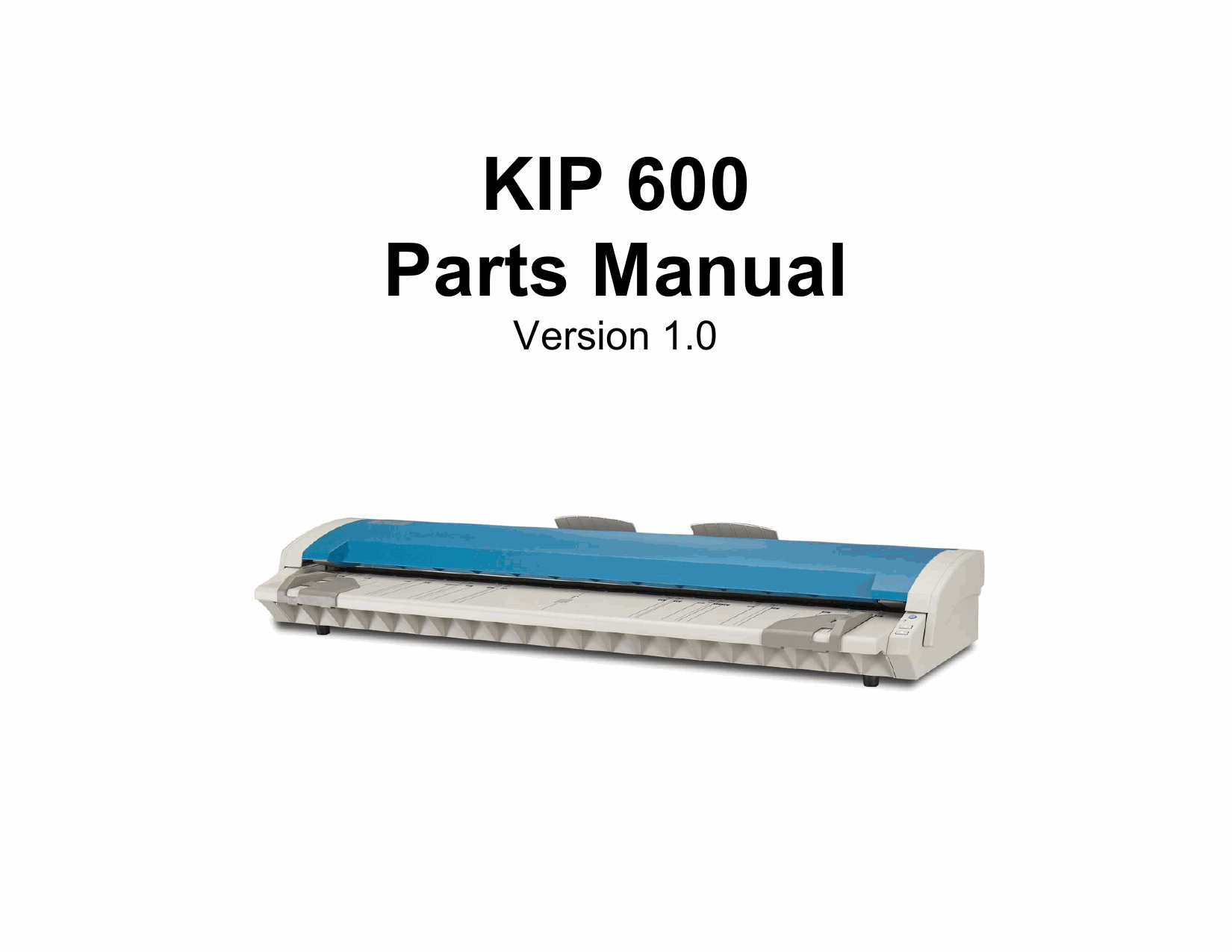 KIP 600 Parts Manual-1